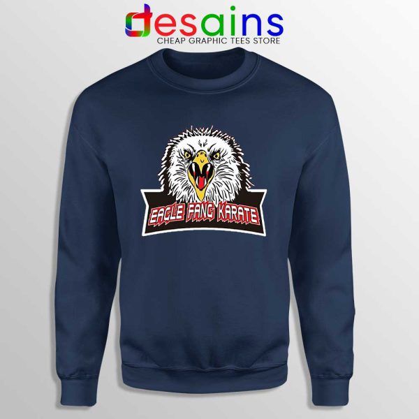 Cobra Kai Eagle Fang Navy Sweatshirt Karate Kid