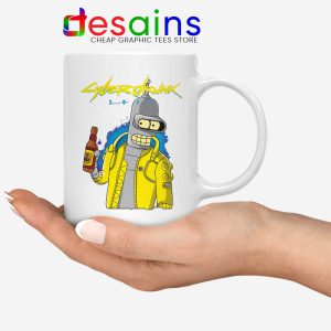 Cyberpunk 2077 Bugs White Mug Cyberdrunk Coffee Mugs