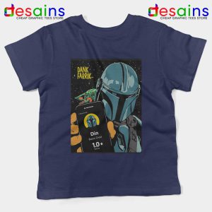 Dank Farrik Star Wars Navy Kids Tee The Mandalorian