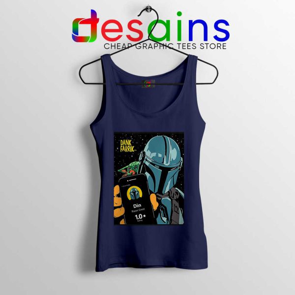 Dank Farrik Star Wars Navy Tank Top The Mandalorian