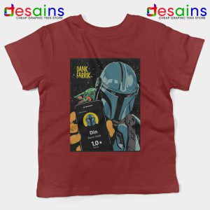 Dank Farrik Star Wars Red Kids Tee The Mandalorian