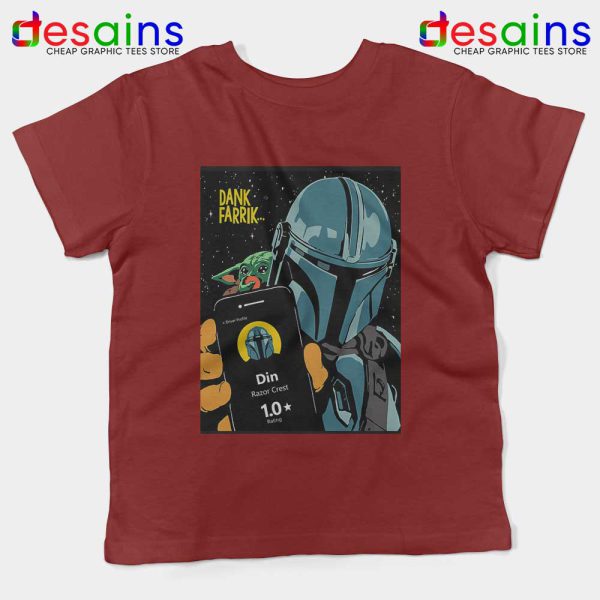 Dank Farrik Star Wars Red Kids Tee The Mandalorian