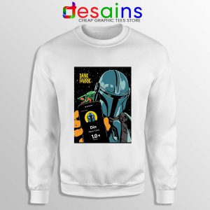 Dank Farrik Star Wars White Sweatshirt The Mandalorian