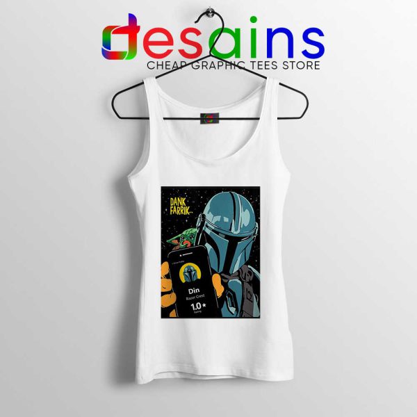 Dank Farrik Star Wars White Tank Top The Mandalorian