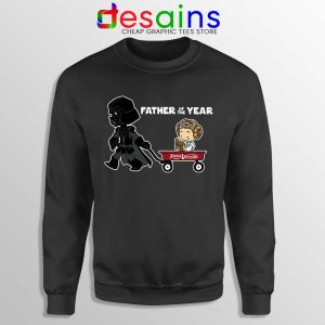 Darth Vader Toy Wagon Black Sweatshirt Father