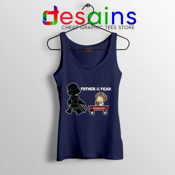 Darth Vader Toy Wagon Navy Tank Top Father's Day
