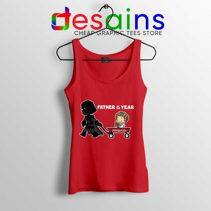 Darth Vader Toy Wagon Red Tank Top Father's Day