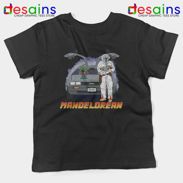 DeLorean Mando Kids Tee The Mandalorian