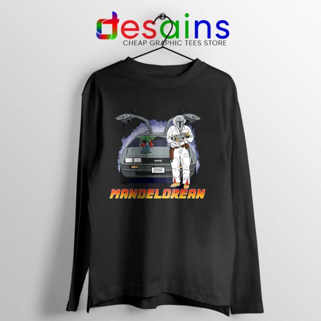 DeLorean Mando Long Sleeve Tee Mandalorian Series