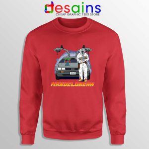 DeLorean Mando Red Sweatshirt The Mandalorian