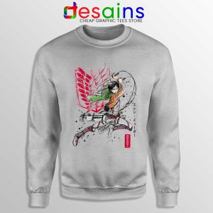 Eren Yeager Titan Sport Grey Sweatshirt Attack on Titan