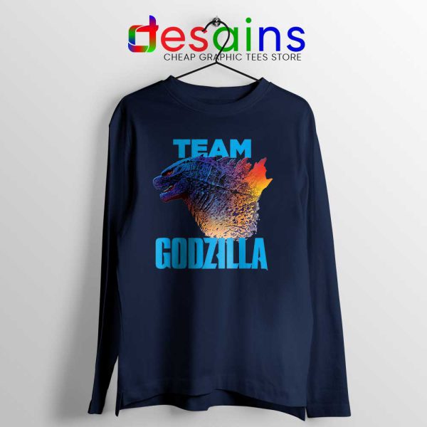 Godzilla vs Kong 2021 Navy Long Sleeve Tee