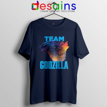 Godzilla vs Kong 2021 Navy T Shirt Godzilla Team