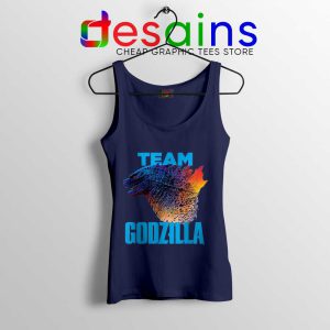 Godzilla vs Kong 2021 Navy Tank Top Godzilla Team