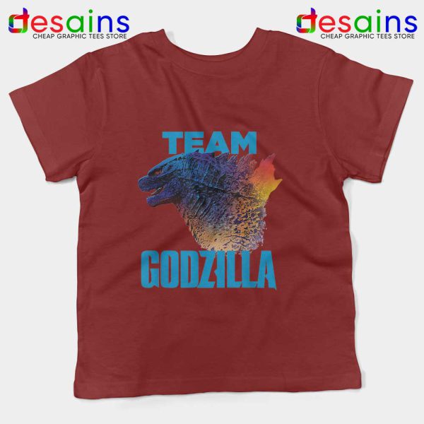 Godzilla vs Kong 2021 Red Kids Tee Godzilla Team