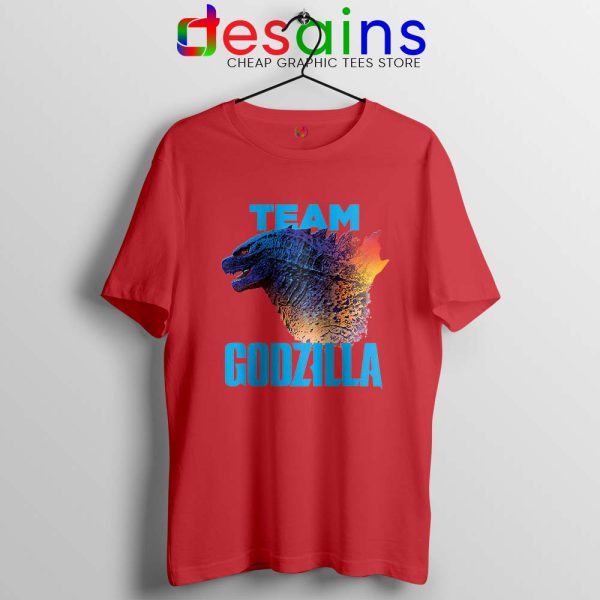 Godzilla vs Kong 2021 Red T Shirt Godzilla Team