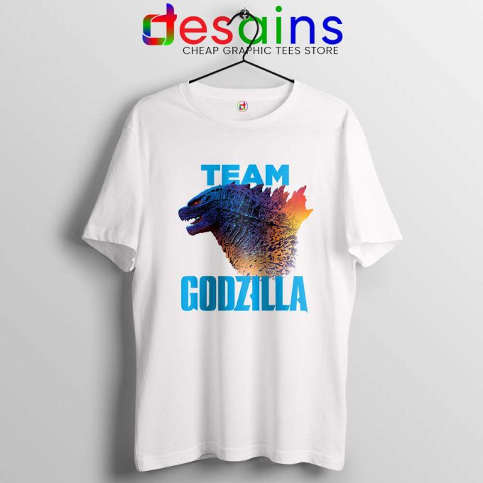 Godzilla vs Kong 2021 White T Shirt Godzilla Team