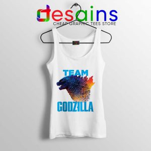 Godzilla vs Kong 2021 White Tank Top Godzilla Team