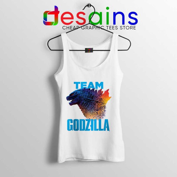 Godzilla vs Kong 2021 White Tank Top Godzilla Team