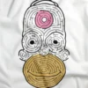 Homer Maze Pattern with Pink Donut