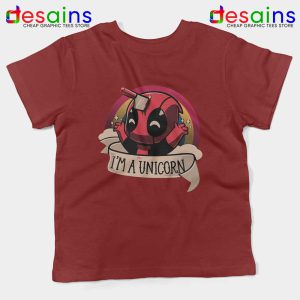 Im A Deadpool Unicorn Kids Tee Marvel Comics Youth T-shirts