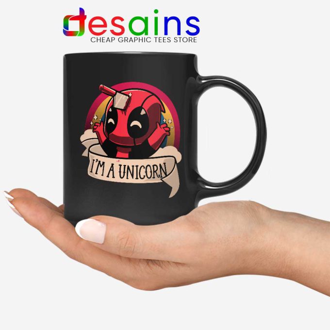 Im A Deadpool Unicorn Mug Marvel Comics Coffee Mugs