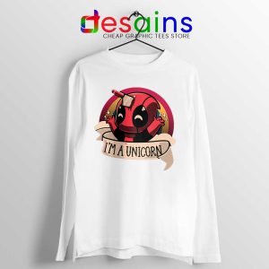 Im A Deadpool Unicorn White Long Sleeve Tee