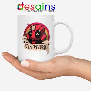 Im A Deadpool Unicorn White Mug Marvel Comics Coffee Mugs