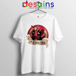 Im A Deadpool Unicorn White Tees Marvel Comics Funny