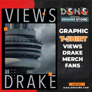 Inspired by Drake Views Cover Graphic T-Shirt