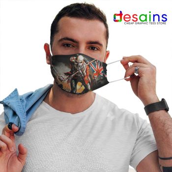 Invasion of Rarities Skull Mask Cloth Iron Maiden