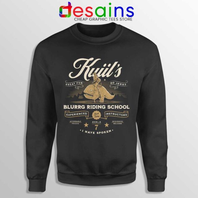 Sale Kuiil Mandalorian Sweatshirt Kuiil's Riding School