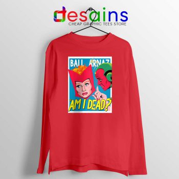Lucille Ball Desi Arnaz Red Long Sleeve Tee