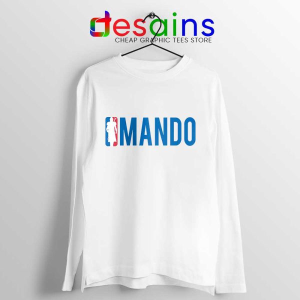 Mando NBA Logo Long Sleeve Tee Mandalorian