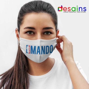 Mando NBA Logo Mask Cloth The Mandalorian
