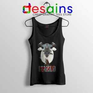 Mando Ship Star Wars Black Tank Top Din Djarin