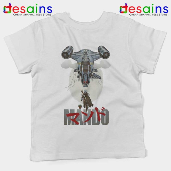 Mando Ship Star Wars Kids Tee Din Djarin