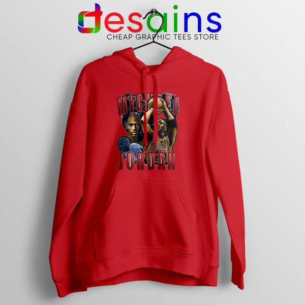 Michael Jordan The Shot Red Hoodie NBA Legend