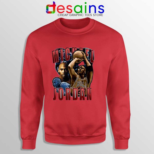 Michael Jordan The Shot Red Sweatshirt NBA