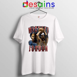 Michael Jordan The Shot White T Shirt NBA Legend