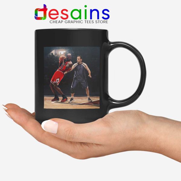 Michael Scott Vs Jordan Black Mug The Office Poster