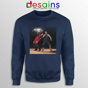 Michael Scott Vs Jordan Navy Sweatshirt The Office