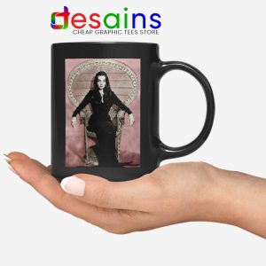 Morticia Addams Chair Black Mug The Addams Family