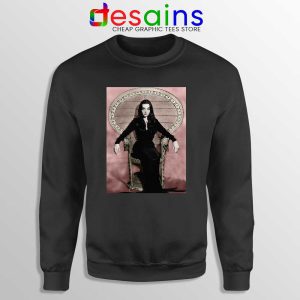 Morticia Addams Chair Black Sweatshirt The Addams Family