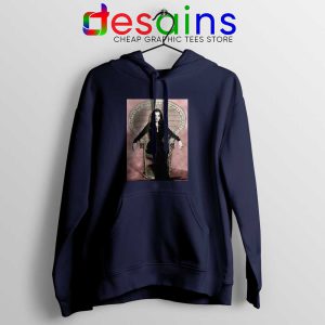 Morticia Addams Chair Navy Hoodie The Addams Family