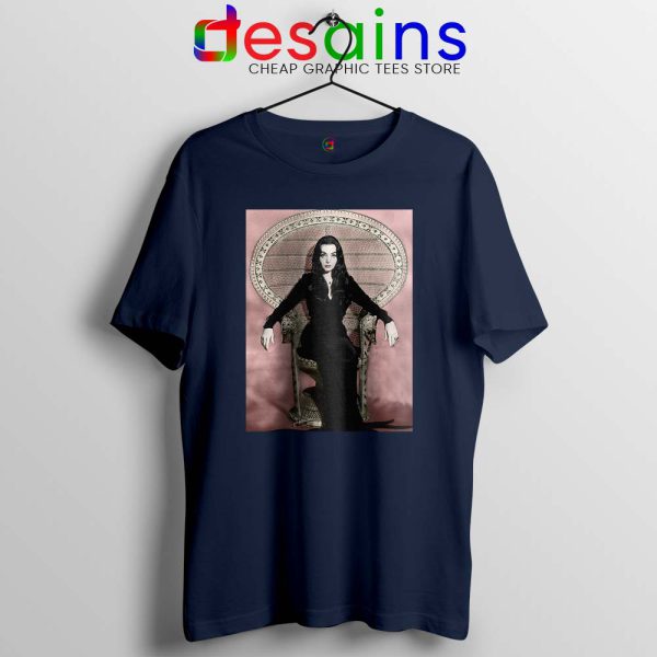 Morticia Addams Chair Navy T Shirt Addams Family