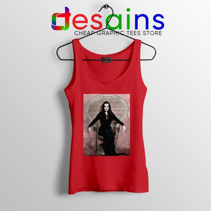 Morticia Addams Chair Red Tank Top The Addams Family