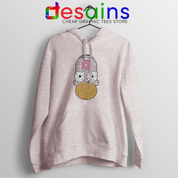 Simpsons Homer Sport Grey Graphic Hoodie