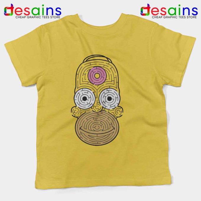 Simpsons Mmm Homer Kids Tee Funny Graphic T-shirts Youth