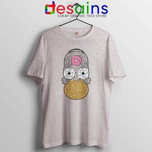 Simpsons Mmm Homer Sport Grey Tshirt Funny Apparel USA Tee Shirts